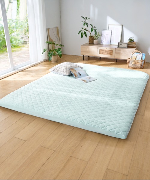 iellio(イエリオ)の「ひんやりッチ 敷パッド一体型ボックスシーツ / 寝具 冷感(寝具・レディース・イエロー/ベージュ/ラベンダー/ブルー/グレー/アイボリー・S/M/L/LL)」の17枚目の写真
