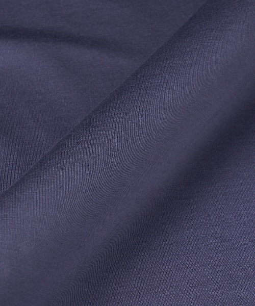 three dots(スリードッツ)の「セラミックテリー コクーントップス(Tシャツ/カットソー・レディース・ブルー系その他/ホワイト/ブラック・SMALL)」の9枚目の写真