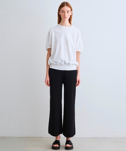 three dots(スリードッツ)の「セラミックテリー コクーントップス(Tシャツ/カットソー・レディース・ブルー系その他/ホワイト/ブラック・SMALL)」の15枚目の写真