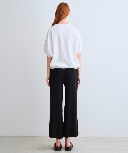 three dots(スリードッツ)の「セラミックテリー コクーントップス(Tシャツ/カットソー・レディース・ブルー系その他/ホワイト/ブラック・SMALL)」の17枚目の写真
