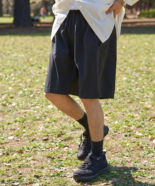 MoL（モル）の「【MOL】ユニセックスドライバーズワイドショーツ（その他パンツ・レディース・ネイビー/チャコールグレー/ブラック・ONE SIZE）」の2枚目の写真