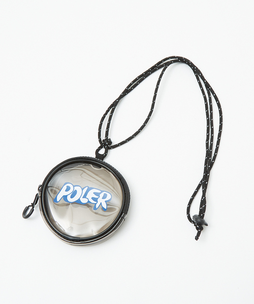 POLeR(ポーラー)の「【POLeR/ポーラー】PVC PVC ROUND POUCH/PVCマルチラウンドポーチ/ユニセックス(ショルダーバッグ・メンズ・オレンジ/ブラック/クリア/イエロー・フリー)」の8枚目の写真
