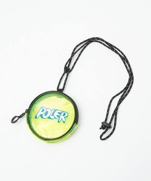 POLeR(ポーラー)の「【POLeR/ポーラー】PVC PVC ROUND POUCH/PVCマルチラウンドポーチ/ユニセックス(ショルダーバッグ・メンズ・オレンジ/ブラック/クリア/イエロー・フリー)」の13枚目の写真