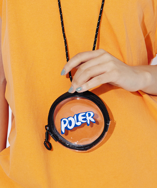 POLeR(ポーラー)の「【POLeR/ポーラー】PVC PVC ROUND POUCH/PVCマルチラウンドポーチ/ユニセックス(ショルダーバッグ・メンズ・オレンジ/ブラック/クリア/イエロー・フリー)」の20枚目の写真