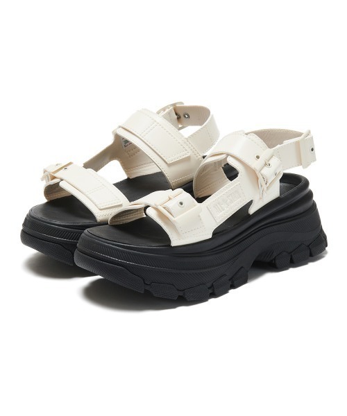 CONVERSE(コンバース)の「CONVERSE ALL STAR TREKWAVE SANDAL(コンバース オールスター トレックウエーブ サンダル)(サンダル・レディース・ホワイト系/グリーン系・25cm/24cm/23cm/22cm)」の1枚目の写真