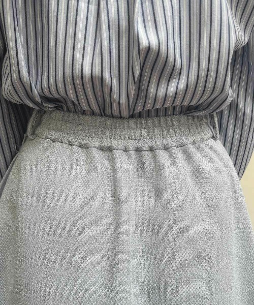 F i.n.t（フィント）の「【セットアップ対応】パイピングツイードミニスカート/ fint　フィント（スカート・レディース・ライトベージュ/ライトブルー・FREE）」の12枚目の写真