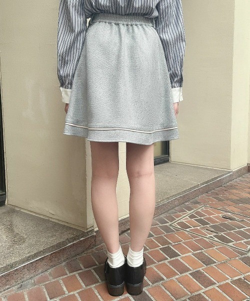 F i.n.t（フィント）の「【セットアップ対応】パイピングツイードミニスカート/ fint　フィント（スカート・レディース・ライトベージュ/ライトブルー・FREE）」の13枚目の写真