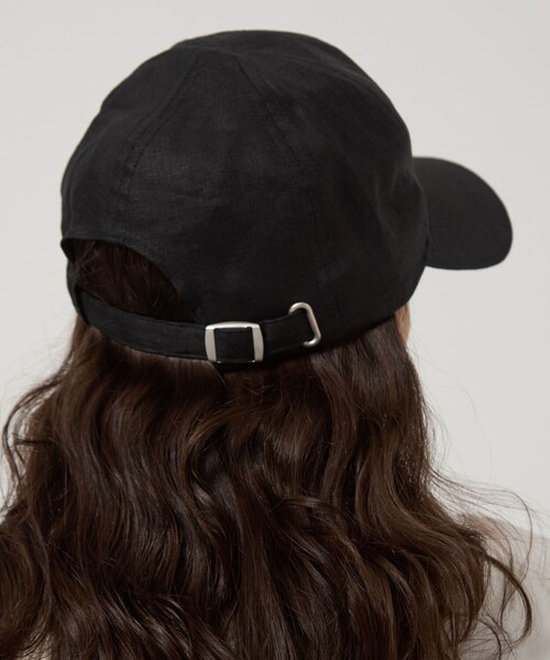 green label relaxing（グリーンレーベルリラクシング）の「麻 キャップ- UVカット -（キャップ・レディース・ナチュラル/ブラック/ブラウン系・FREE）」の9枚目の写真