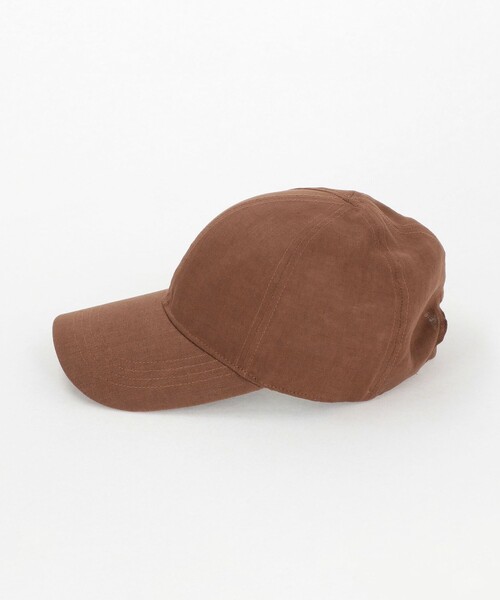 green label relaxing（グリーンレーベルリラクシング）の「麻 キャップ- UVカット -（キャップ・レディース・ナチュラル/ブラック/ブラウン系・FREE）」の12枚目の写真