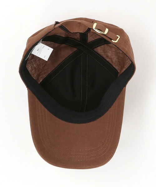 green label relaxing（グリーンレーベルリラクシング）の「麻 キャップ- UVカット -（キャップ・レディース・ナチュラル/ブラック/ブラウン系・FREE）」の15枚目の写真
