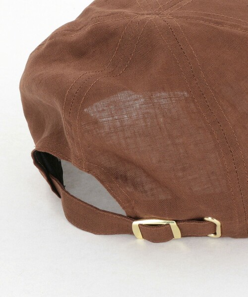green label relaxing（グリーンレーベルリラクシング）の「麻 キャップ- UVカット -（キャップ・レディース・ナチュラル/ブラック/ブラウン系・FREE）」の16枚目の写真