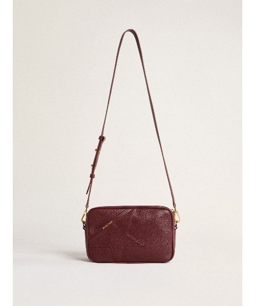 GOLDEN GOOSE（ゴールデングース）の「Star Bag レザー（ワインレッド） トーン・オン・トーンスター（ショルダーバッグ・レディース・ワインレッド・U）」の2枚目の写真