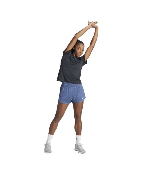 adidas(アディダス)の「アディダス adidas ペーサー エッセンシャルズ ニット ハイライズショーツ(その他パンツ・レディース・ピンク/ブラック・S/M/L)」の11枚目の写真