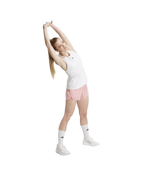 adidas(アディダス)の「アディダス adidas ペーサー エッセンシャルズ ニット ハイライズショーツ(その他パンツ・レディース・ピンク/ブラック・S/M/L)」の17枚目の写真