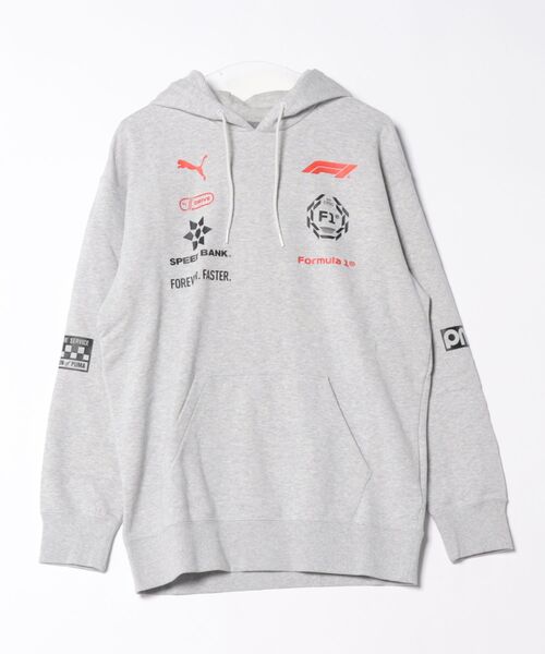 PUMA（プーマ）の「F1 RACING HOODIE　632244-01（パーカー・メンズ・グレー・SMALL/MEDIUM/X-LARGE/LARGE）」の2枚目の写真