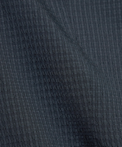 MEN'S MELROSE(メンズメルローズ)の「ドットエアーサッカーエアリーテーパードパンツ(セットアップ可)(スラックス・メンズ・ブラック/ネイビー・3/4/5/2)」の14枚目の写真