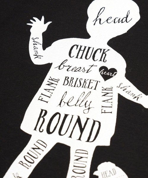 mintdesigns(ミントデザインズ)の「DOLL CHART T-SHIRT(Tシャツ/カットソー・レディース・ホワイト/ブラック・5/2)」の3枚目の写真