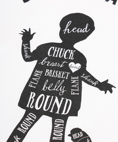 mintdesigns(ミントデザインズ)の「DOLL CHART T-SHIRT(Tシャツ/カットソー・レディース・ホワイト/ブラック・5/2)」の6枚目の写真