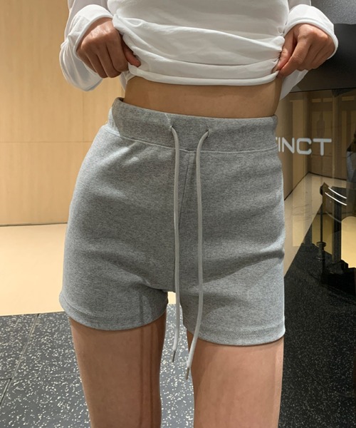 ⭐︎エビスdonna⭐︎ショートパンツ　27インチ　かもめ　ピンクカモメロゴ　M程度 セール】ラメツイードショートパンツ（その他パンツ