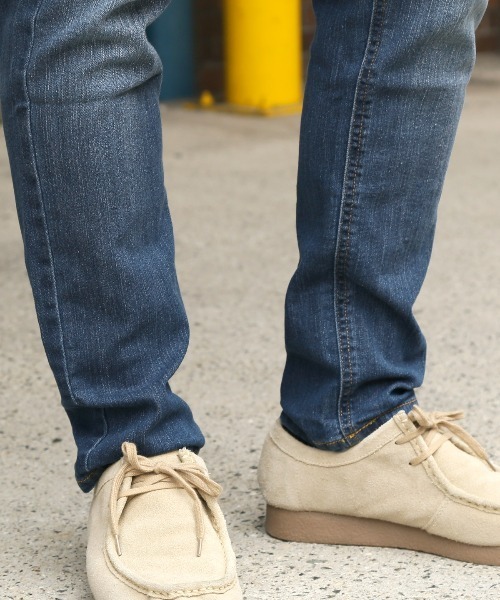 LUXSTYLE(ラグスタイル)の「テーパードデニムパンツ(デニムパンツ・メンズ・インディゴブルー/ブルー・S/L/XL/M)」の11枚目の写真