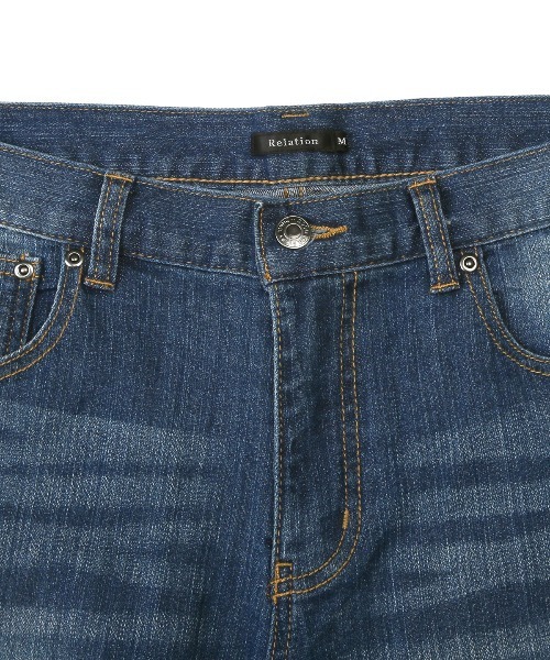 LUXSTYLE(ラグスタイル)の「テーパードデニムパンツ(デニムパンツ・メンズ・インディゴブルー/ブルー・S/L/XL/M)」の15枚目の写真
