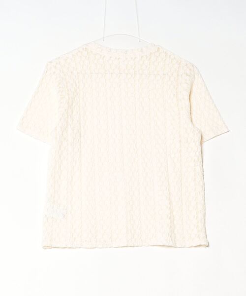 Per sist ence(パーシエンス)の「カットレースTシャツ(Tシャツ/カットソー・レディース・ブラウン/ボルドー/アイボリー/ブラック・ONE SIZE)」の5枚目の写真