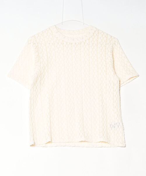 Per sist ence(パーシエンス)の「カットレースTシャツ(Tシャツ/カットソー・レディース・ブラウン/ボルドー/アイボリー/ブラック・ONE SIZE)」の11枚目の写真