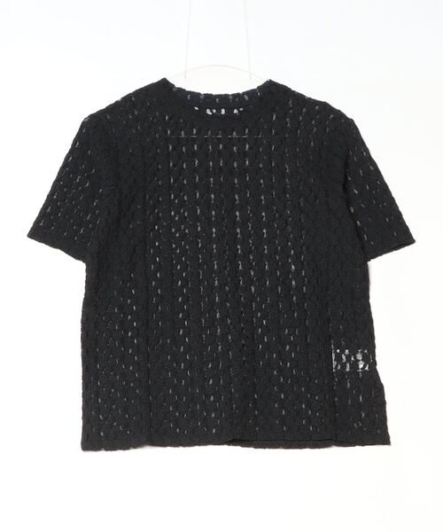 Per sist ence(パーシエンス)の「カットレースTシャツ(Tシャツ/カットソー・レディース・ブラウン/ボルドー/アイボリー/ブラック・ONE SIZE)」の13枚目の写真