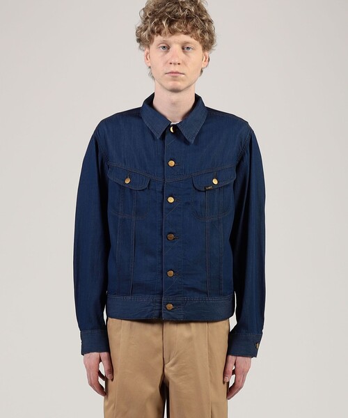 Lee(リー)の「【別注】Lee Westerner Jacket 3.2オンスデニム(ブルゾン・メンズ・ダークブルー/ネイビー・40/38/36)」の4枚目の写真