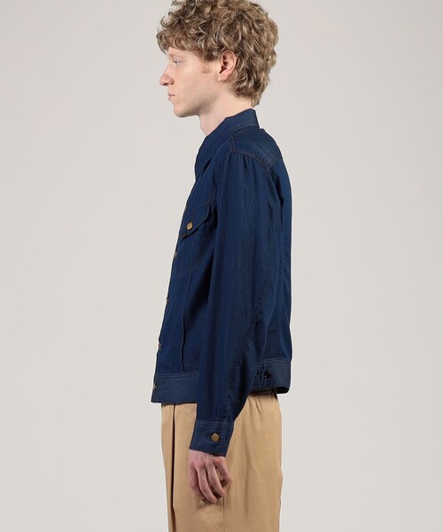 ジャケット・アウター Lee WESTERNER short length denim jacket 別注】Lee Westerner Jacket 3．2オンスデニム