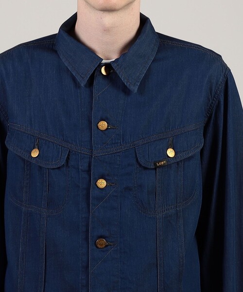 Lee(リー)の「【別注】Lee Westerner Jacket 3.2オンスデニム(ブルゾン・メンズ・ダークブルー/ネイビー・40/38/36)」の8枚目の写真
