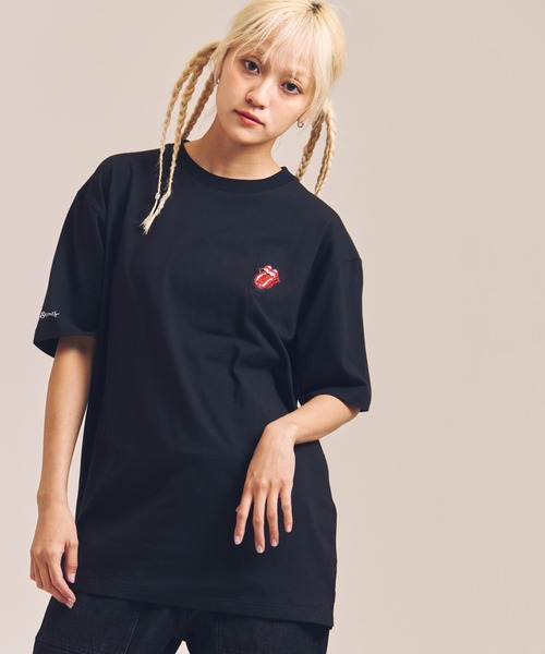 JACKROSE（ジャックローズ）の「B-TRS-Lips&Tongue　シグネチャー/SSTEE（Tシャツ/カットソー・メンズ・ホワイト/ブラック・M/L/XL）」の2枚目の写真