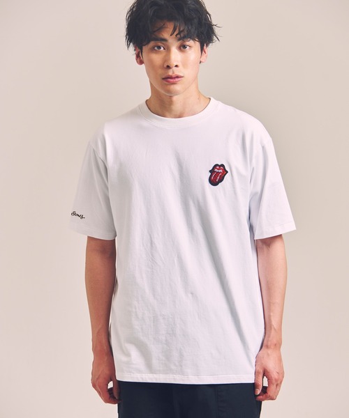JACKROSE（ジャックローズ）の「B-TRS-Lips&Tongue　シグネチャー/SSTEE（Tシャツ/カットソー・メンズ・ホワイト/ブラック・M/L/XL）」の3枚目の写真