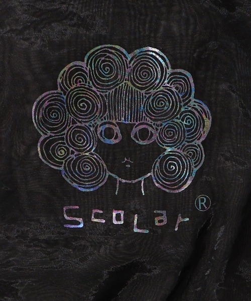 152660：スカラー箔プリントシアーブルゾン（ブルゾン）｜ScoLar