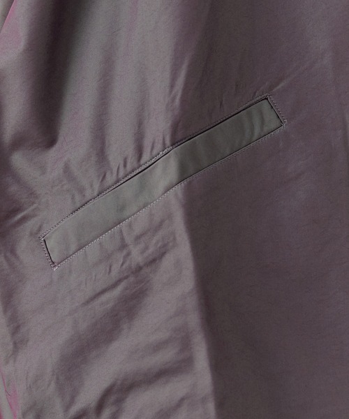 FOG ESSENTIALS（エフオージーエッセンシャルズ）の「FOG ESSENTIALS/エッセンシャルズ FOG TRACK NYLON HALF ZIP JACKET ハーフジップ リフレクタージャケット フロントロゴ（ブルゾン・メンズ・ブラック/シルバー/パープル・S/L/M）」の7枚目の写真