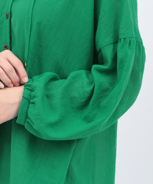 チチカカ(チチカカ)の「袖ボリュームシアーブラウス(シャツ/ブラウス・レディース・ベージュ/その他1/グリーン・FREE)」の15枚目の写真