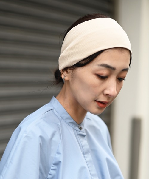 Marient（マリエント）の「Wide Hair Band/Turba 10㎝/ヘアバンド　ターバン（ヘアバンド・レディース・ブラック/クリーム/ブラウン・FREE）」の19枚目の写真