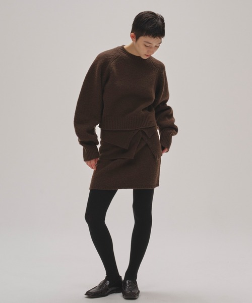Layered Knit Skirt（スカート）｜TODAYFUL（トゥデイフル）の