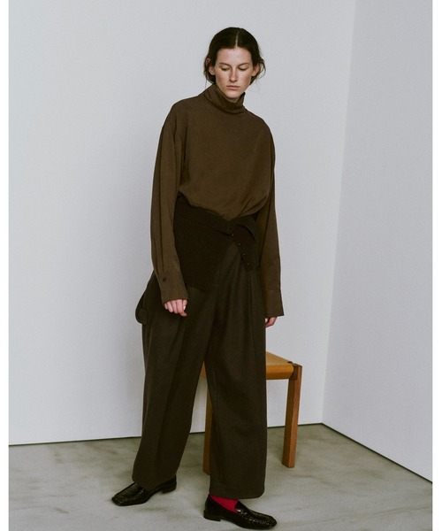 TODAYFUL（トゥデイフル）の「Layered Knit Skirt（スカート・レディース・ブラウン/ブラック/チャコールグレー・FREE）」の10枚目の写真