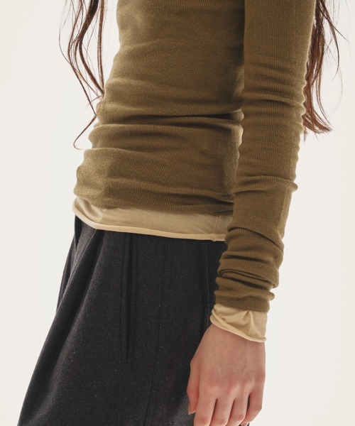 セール】Merinowool 100% Seamless Knit（ニット/セーター）｜TODAYFUL