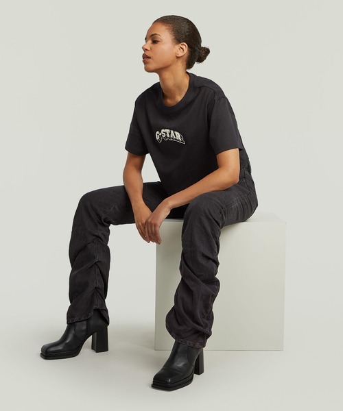 セール】G-Staq 3D Low Bootcut Jeans/立体裁断ブーツカットジーンズ