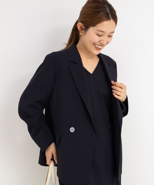 セール】ウォッシャブルエコボイルテーラードジャケット（テーラード
