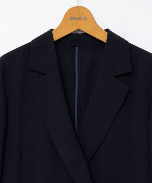NOLLEY’S（ノーリーズ）の「ウォッシャブルエコボイルテーラードジャケット（テーラードジャケット・レディース・キャメル/ネイビー・36/38）」の11枚目の写真