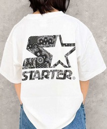 STARTER（スターター）の「STARTER /スターター ワンポイントロゴ&バックプリントオーバーサイズTシャツ 半袖 コットン100% キッズ（Tシャツ/カットソー）」