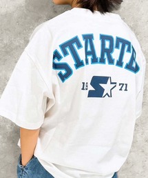 STARTER（スターター）の「STARTER /スターター ワンポイントロゴ&バックプリントオーバーサイズTシャツ 半袖 コットン100% キッズ（Tシャツ/カットソー）」