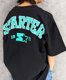 STARTER（スターター）の「STARTER /スターター ワンポイントロゴ&バックプリントオーバーサイズTシャツ 半袖 コットン100% キッズ（Tシャツ/カットソー）」