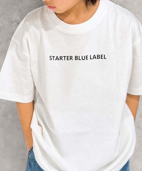 STARTER（スターター）の「STARTER /スターター ワンポイントロゴ&バックプリントオーバーサイズTシャツ 半袖 コットン100% キッズ（Tシャツ/カットソー・キッズ・パープル/チャコール/ブラック系/オレンジ/ネイビー/グリーン系/オフホワイト/杢グレー/ダークグリーン/グレー系/ホワイト系3/ブラック系2/ブラック/ホワイト系/ホワイト系2/グレー系2・110/120/130/140/150/160）」の21枚目の写真