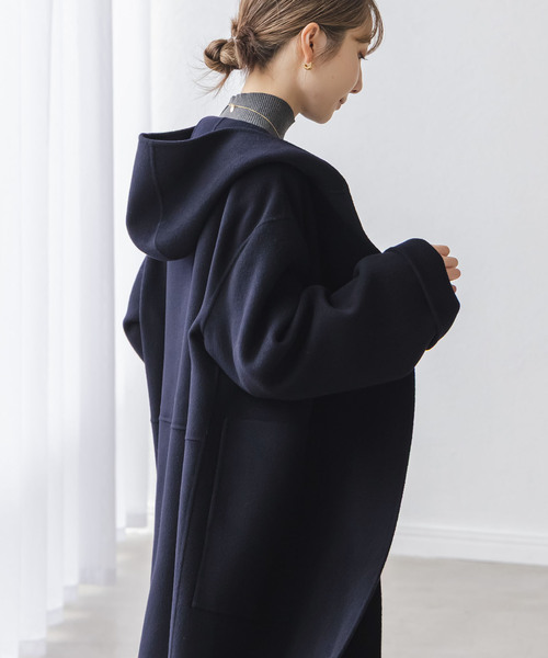 追加》Super160sリバーフーディーコート（その他アウター）｜NOBLE