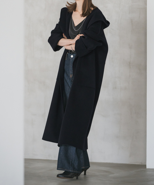 noble Super160sリバーフーディーコート 追加》Super160sリバーフーディーコート（フードコート）｜NOBLE