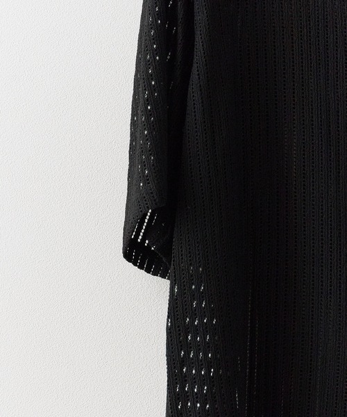 ROOPTOKYO（ループトウキョウ）の「半袖メッシュノーカラーシャツ（シャツ/ブラウス・メンズ・ホワイト/ブラック・L/M）」の7枚目の写真